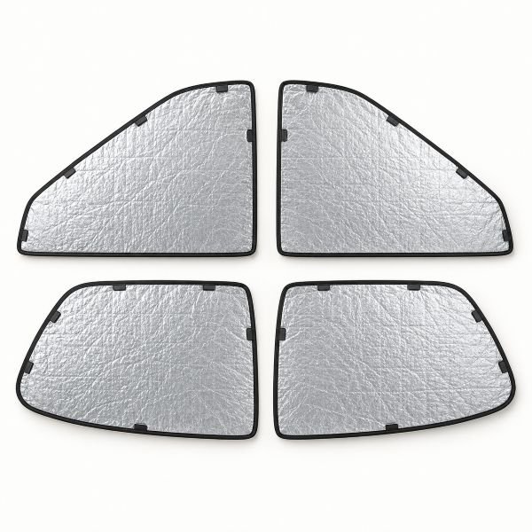 Juego de cuatro parasoles reflectantes para las ventanillas del coche